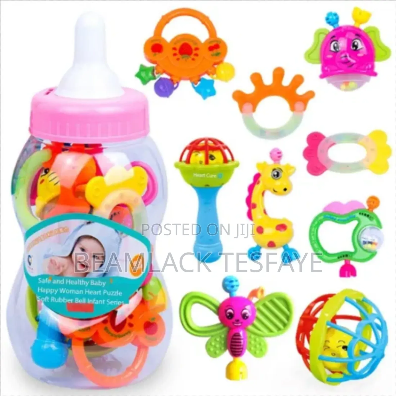 10 in 1 የልጆች መጫወቻ እና የድድ ማከኪያ