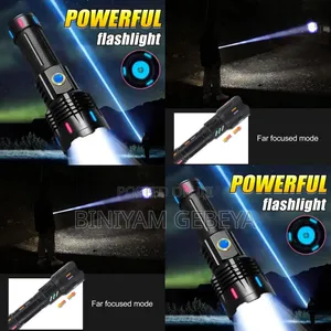 Photo - New Flashlight 10,000 Mah የባትሪ አቅም ያለው፣ ለስራ፣ለጥበቃ አገልግሎት የሚውል የእጅመብራት