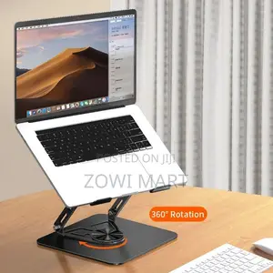 Photo - 360° Swivel Folding Stand Tablet Phone Adjustable Portable( Silver)