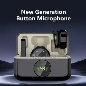 Q8 Wireless Lavalier Mic Dual Magnetic Clip-on With Display