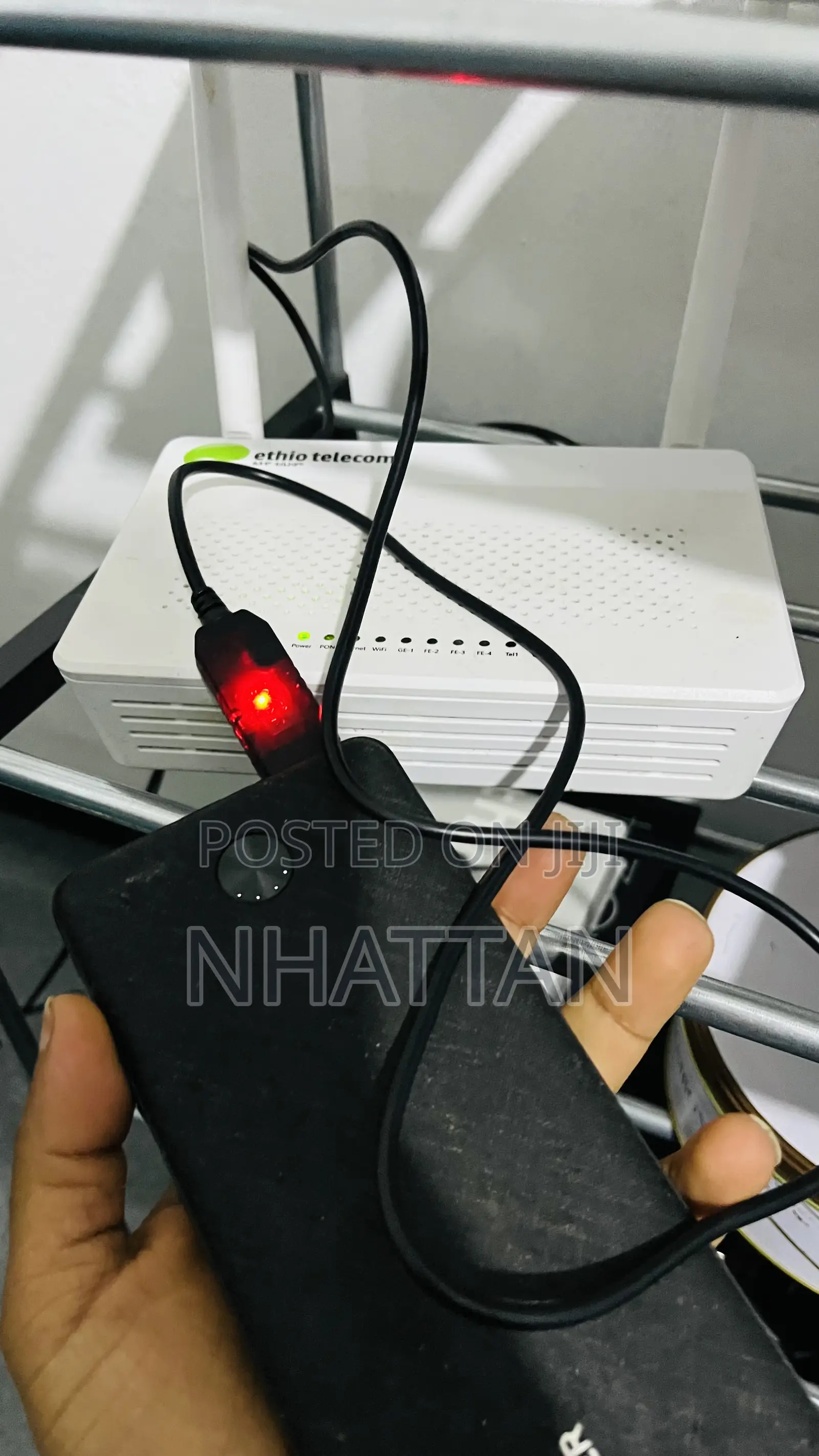 5v to 12v Booster Cable መብራት ጠፋ Wifi የለም ብሎ መጨነቅ ቀረ