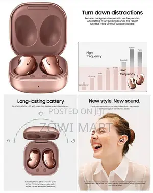Samsung Galaxy Buds Live True Wireless Earbuds – Gold