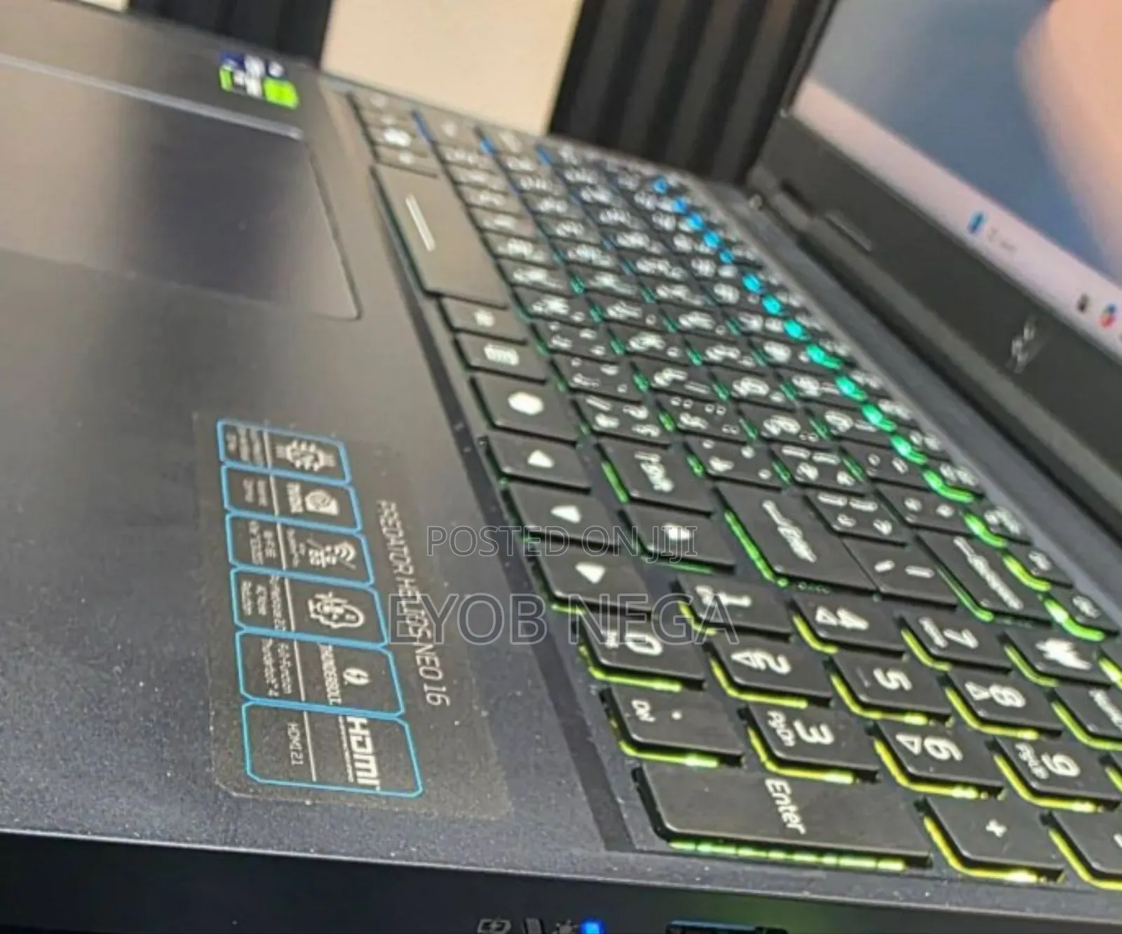 New Laptop Acer Predator Helios Neo 16 16GB Intel Core I9 SSD 1T