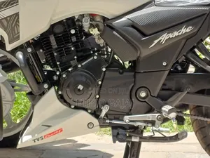 New TVS Apache 180 RTR 2024 White