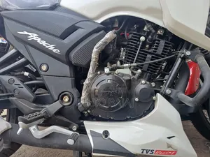 New TVS Apache 180 RTR 2024 White
