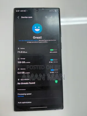 Samsung Galaxy S22 Ultra 256 GB Black