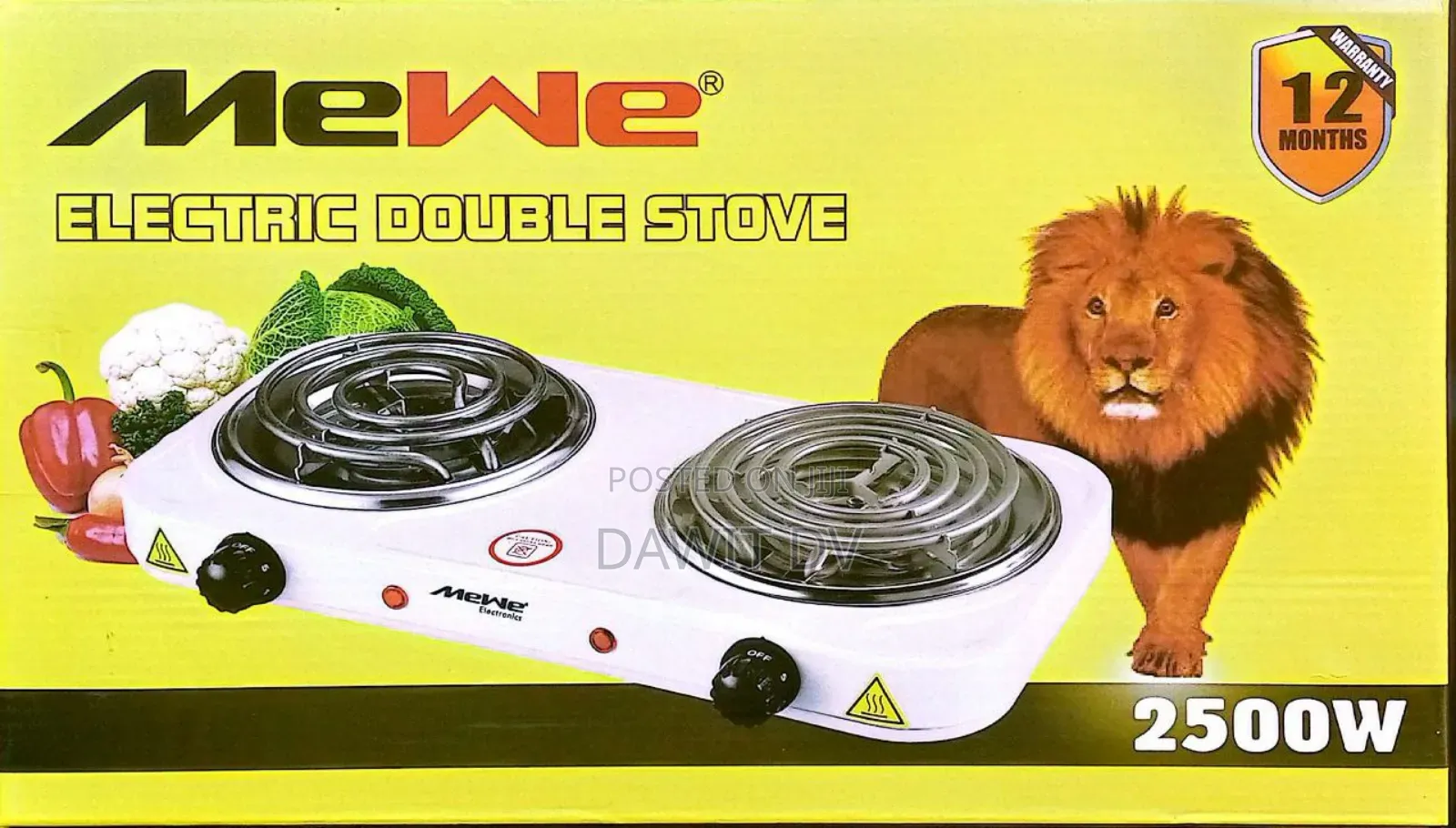 Electric Double Stove