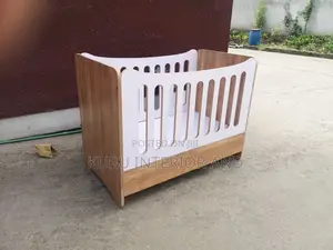 Photo - Modern Baby Crib / Cot With Smooth Rounded Design( 60cmx 120cm)