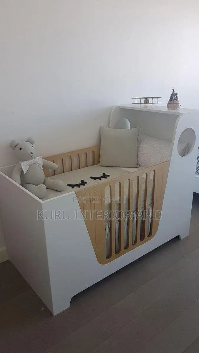 Modern Wooden Baby Crib