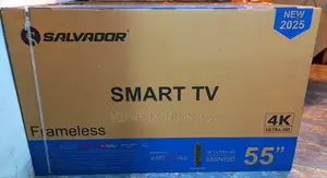 Salvador 55 Inch Tv Smart Ultra Uhd Frameless New 2025 Original Tv