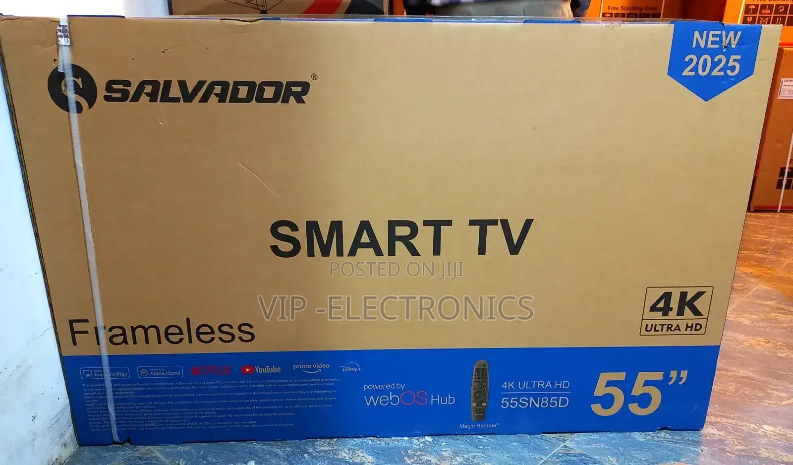 Salvador 55 Inch Tv Smart Ultra Uhd Frameless New 2025 Original Tv