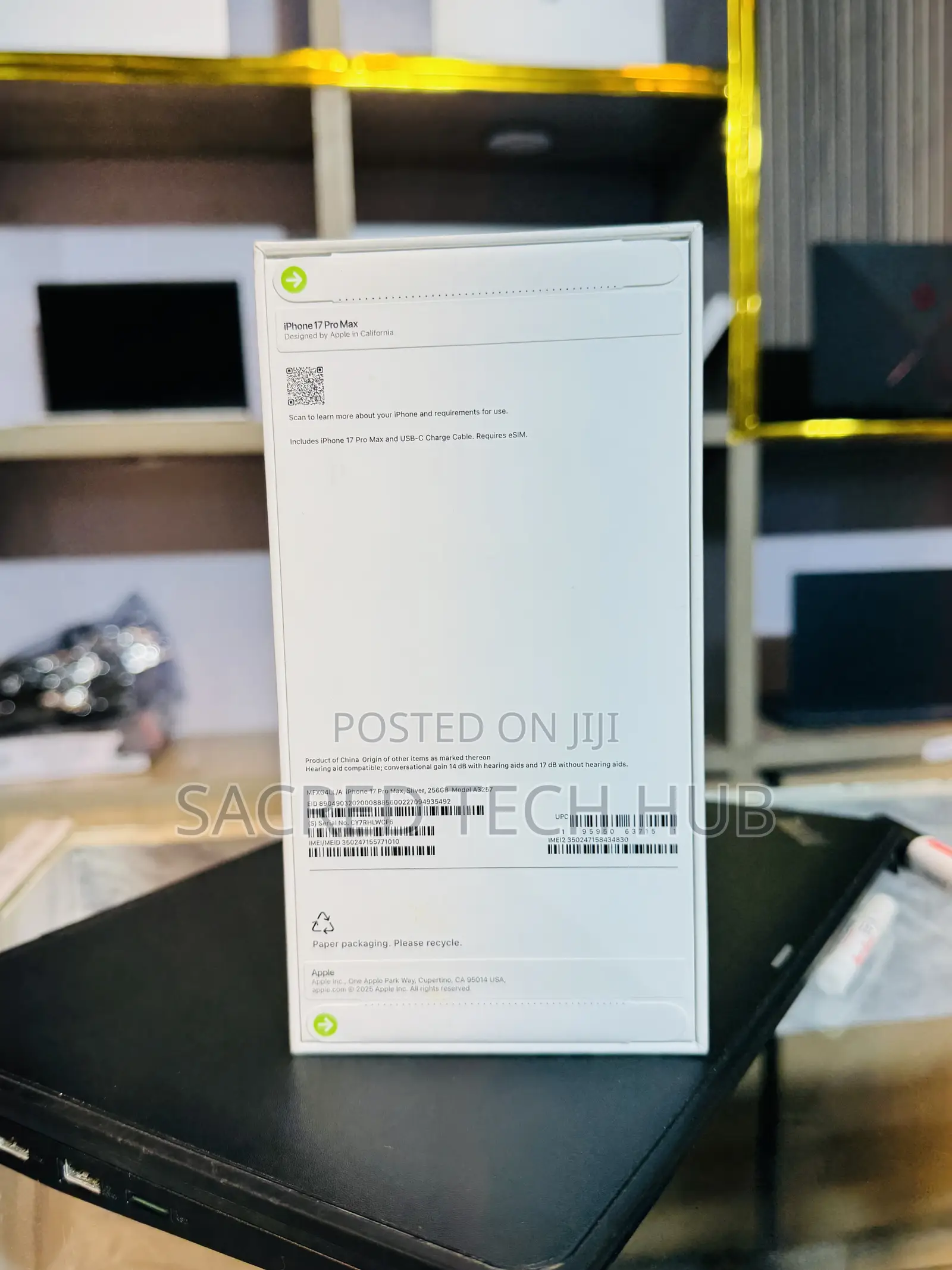 New Apple iPhone 17 Pro Max 256 GB Silver