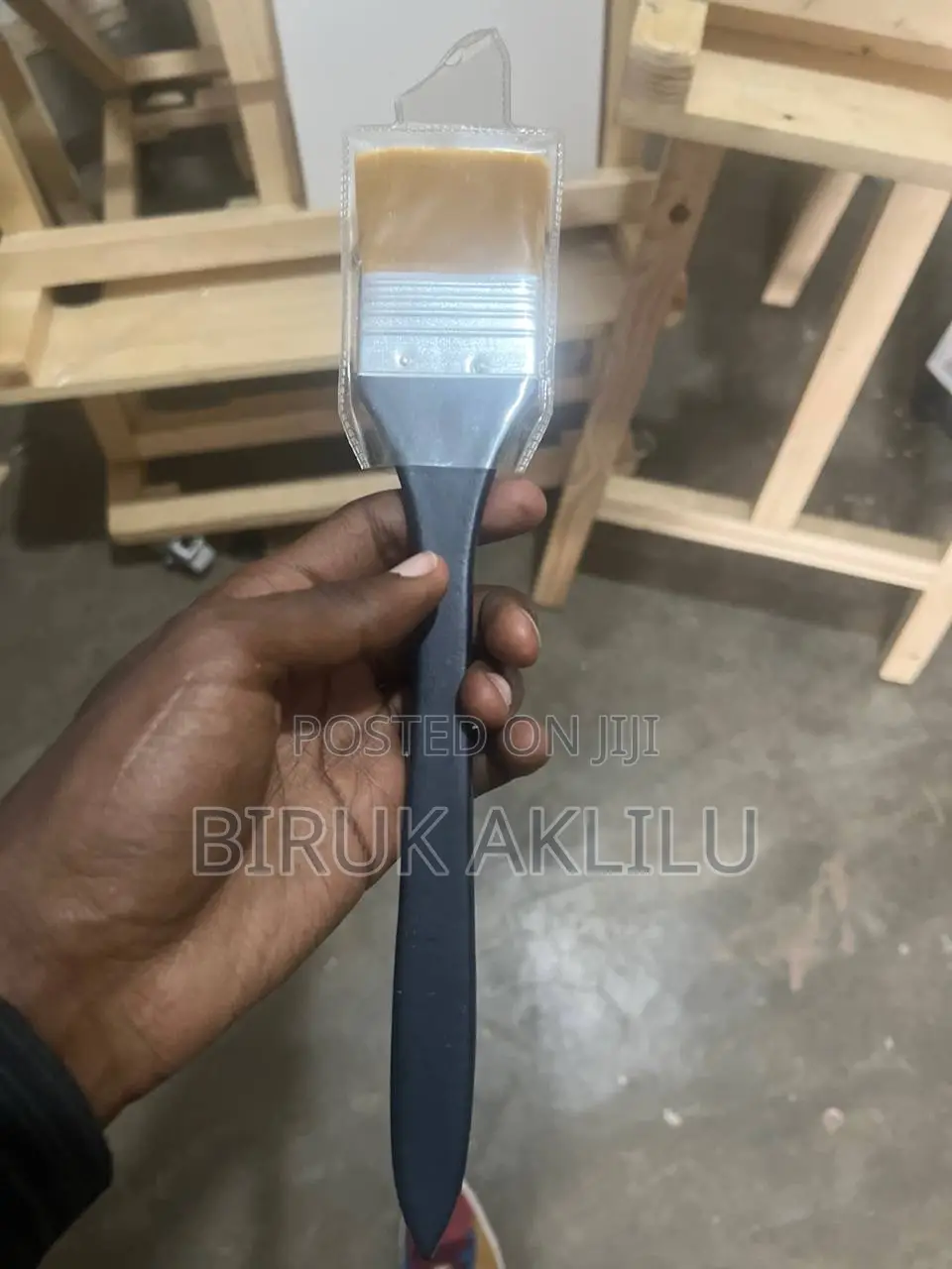 Flat Paint Brush – Wide Bristle Artist Brush For Acrylic