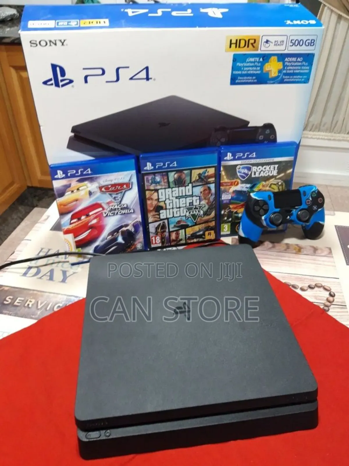 Playstation 4slim Jailbreak ንፁ እቃ 500gb ያሉበት እናመጣለን