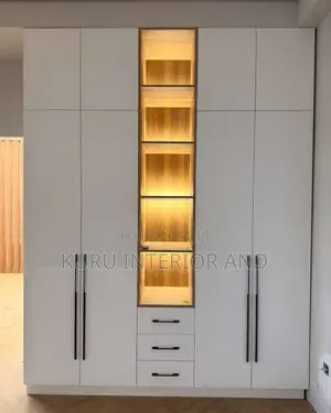 Modern Wardrobes – Custom Design Lighting Options(16000 Birr Per M2