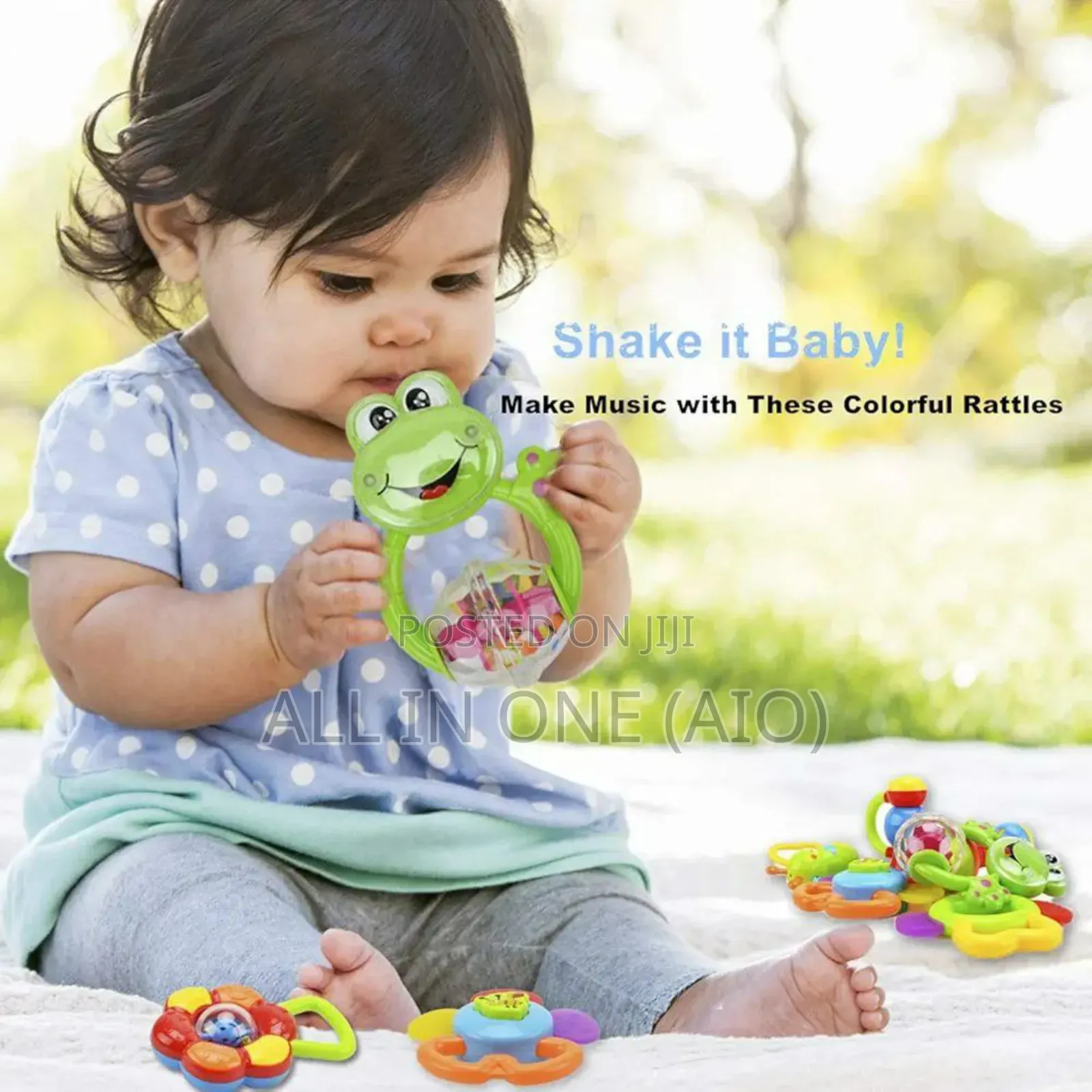 Baby Rattle and Teether Set