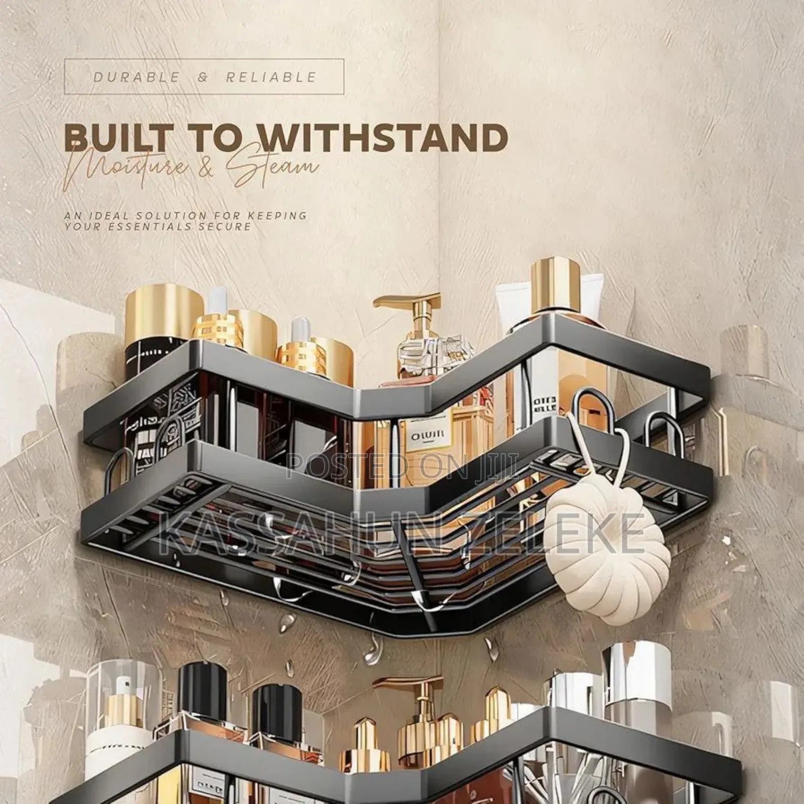 5pcs Stainless Steel Organizing Storage Rack