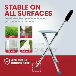 Foldable 3 Legged Walking Stick