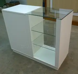 Display Display Cabinet With Glass Shelves Lockable Drawer 15500birr