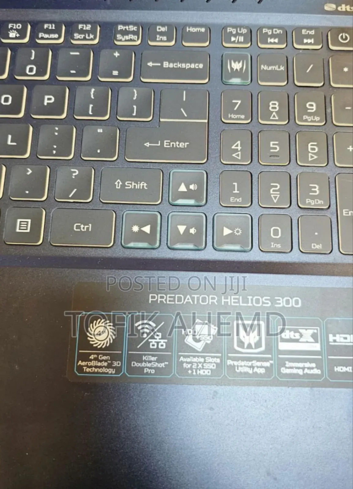 New Laptop Acer Predator Helios 300 16GB Intel Core I7 SSD 1T