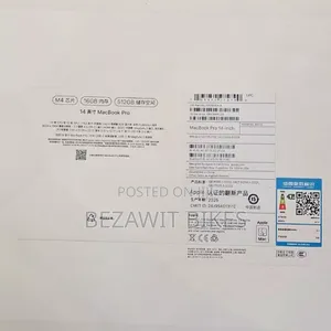 New Laptop Apple MacBook Pro 2024 M3 14-Inch 16GB Apple M4 SSD 512GB