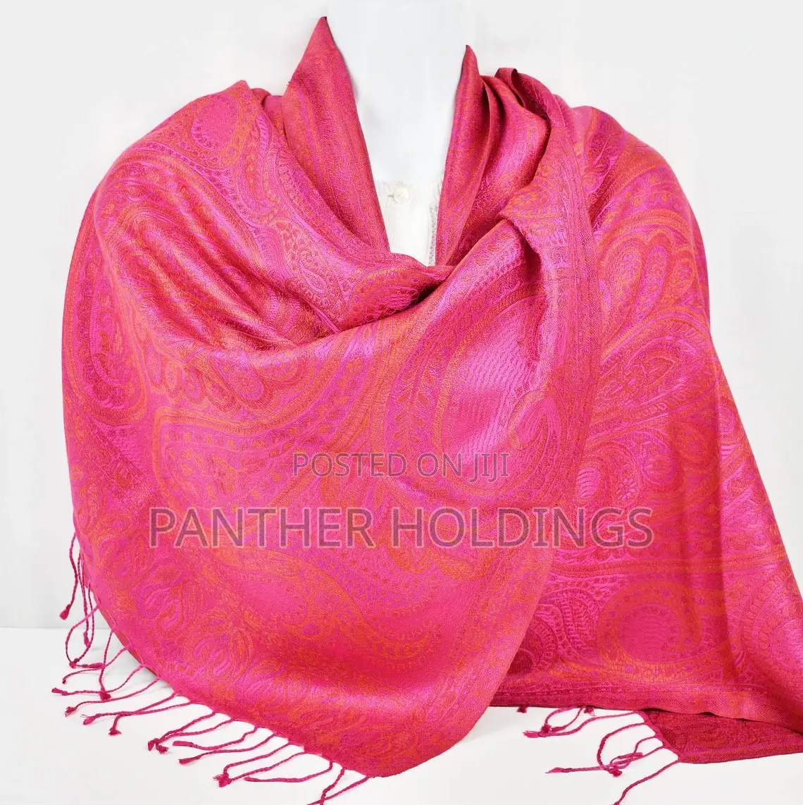 Pashmina 100% Kashmir Paisley Floral Pashmina Shawl