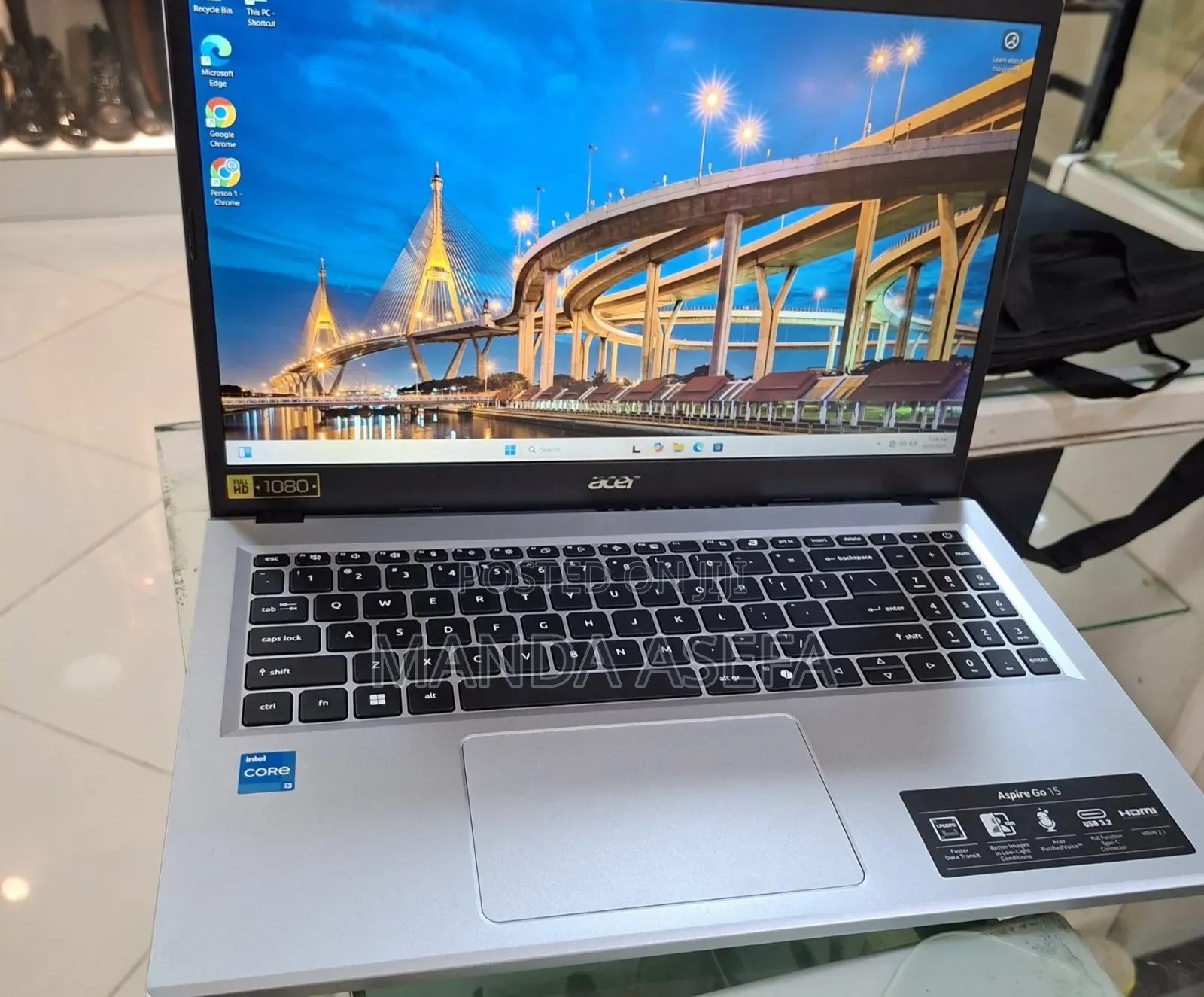 New Laptop Acer Aspire 5 8GB Intel Core I3 SSD 128GB