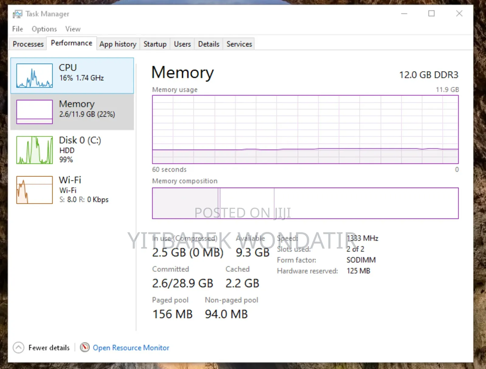 Laptop Toshiba C50 12GB Intel Core I3 HDD 500GB