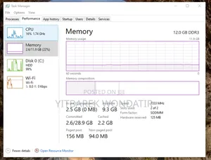 Laptop Toshiba C50 12GB Intel Core I3 HDD 500GB