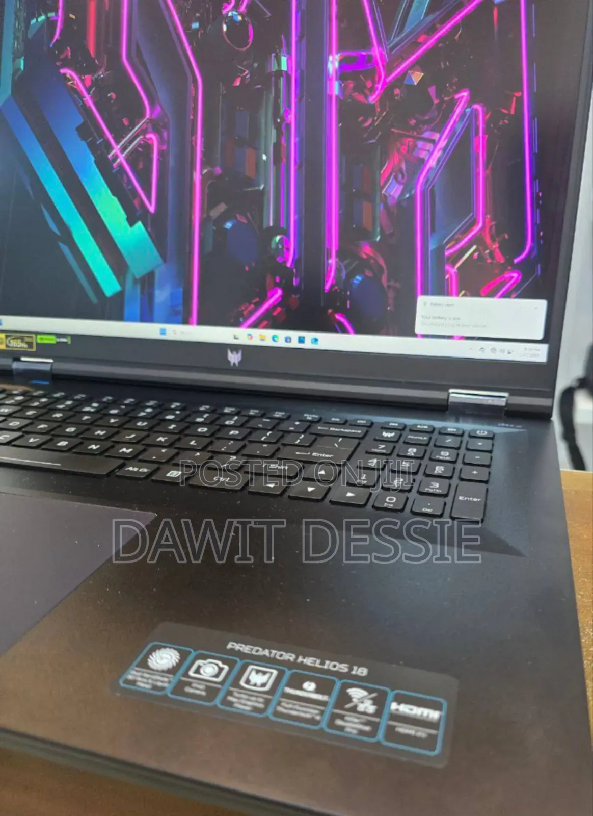 New Laptop Acer Predator Helios Neo 16 32GB Intel Core I9 SSD 1T