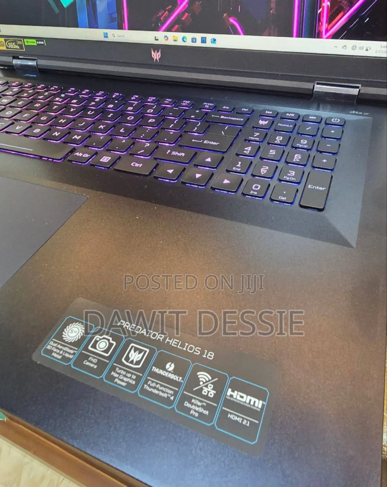 New Laptop Acer Predator Helios Neo 16 32GB Intel Core I9 SSD 1T