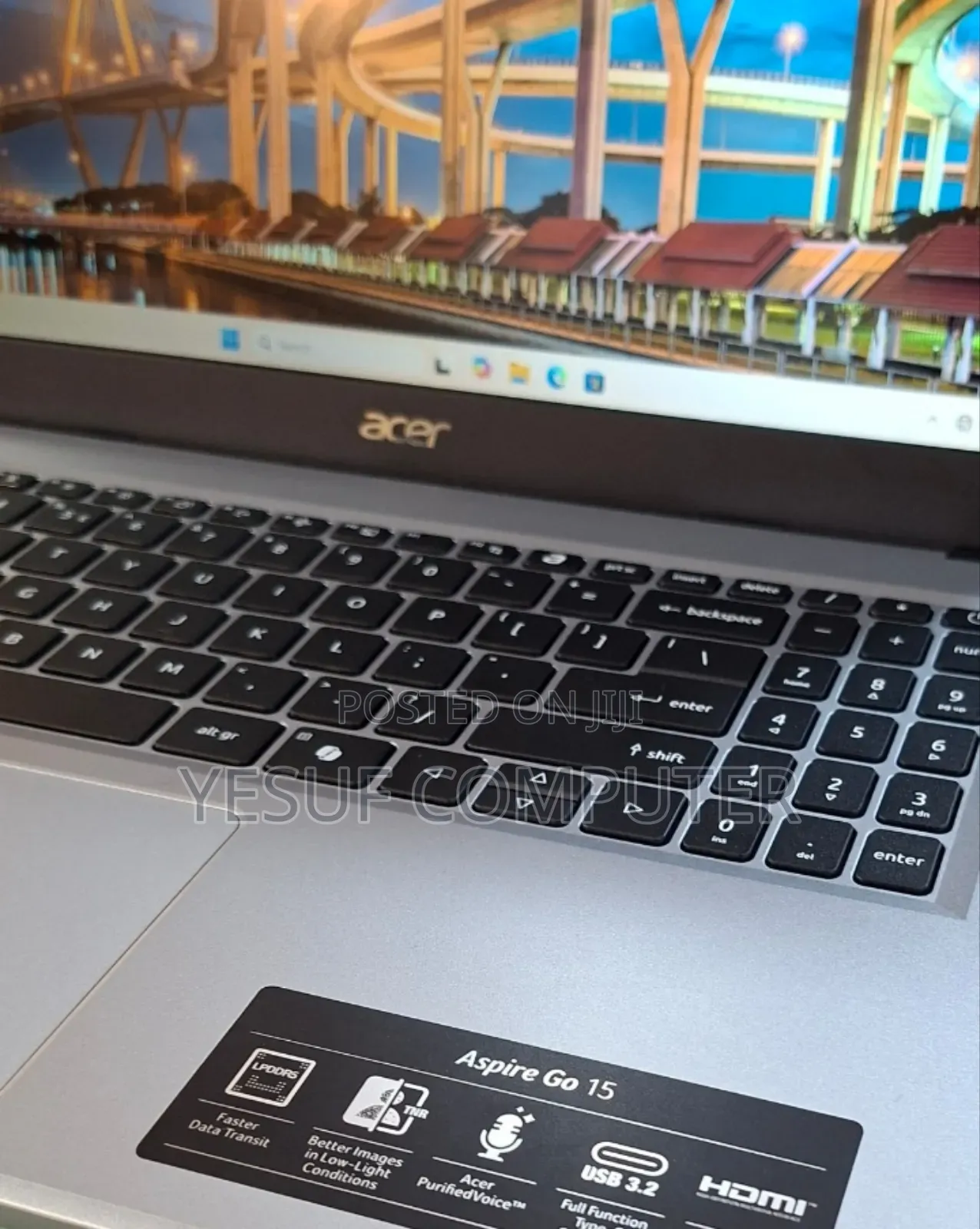 New Laptop Acer Aspire 1500 8GB Intel Core I3 SSD 128GB