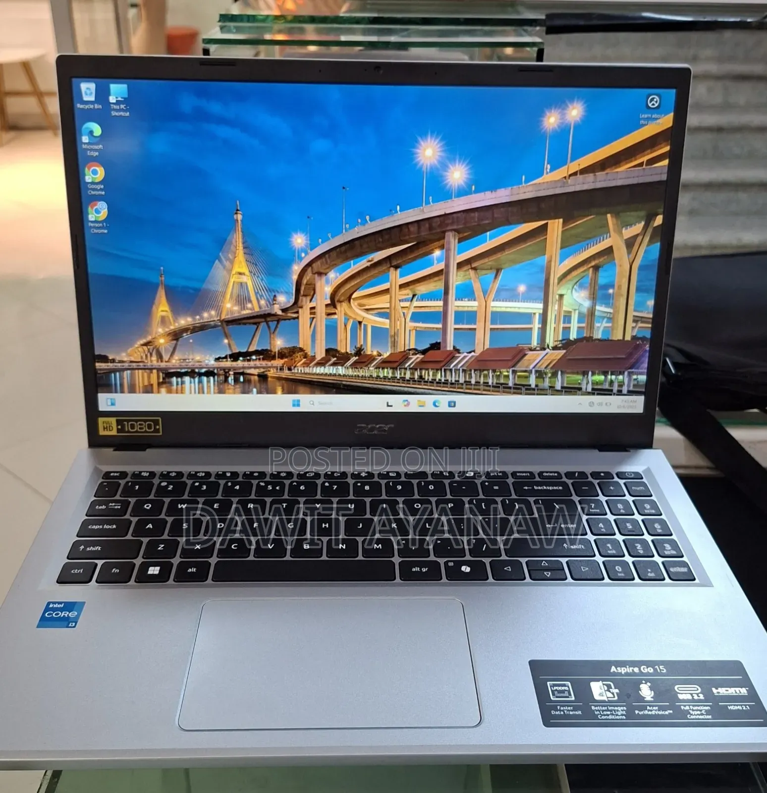 New Laptop Acer Aspire 5 8GB Intel Core I3 SSD 128GB