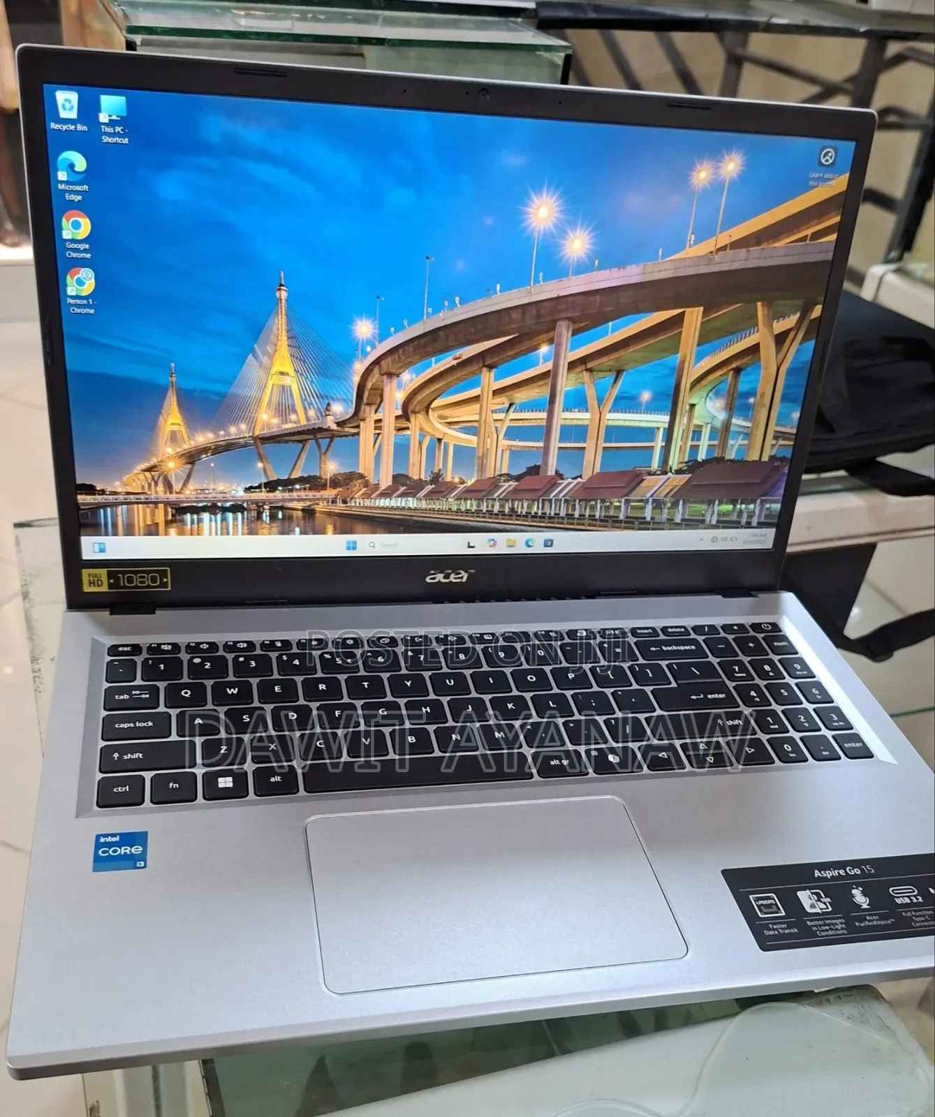 New Laptop Acer Aspire 5 8GB Intel Core I3 SSD 128GB