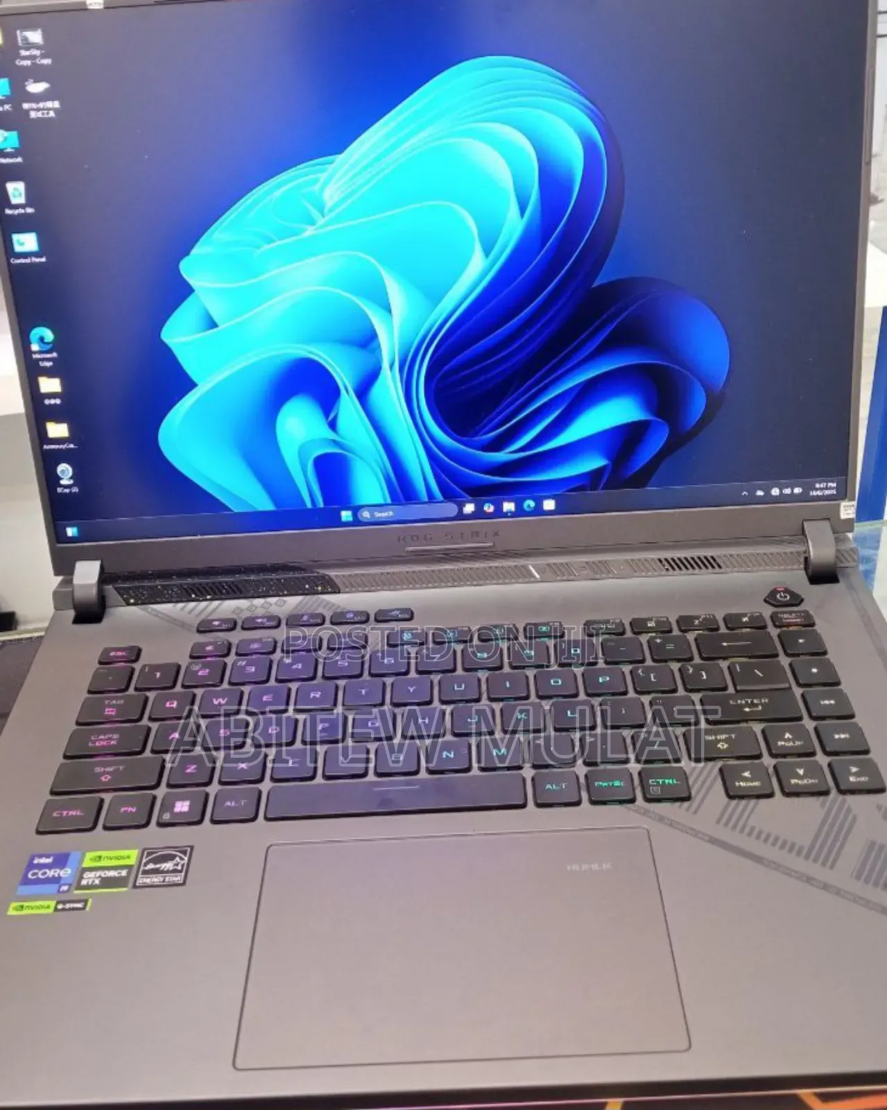 New Laptop Asus ROG Strix G16 G614 16GB Intel Core I9 SSD 1T