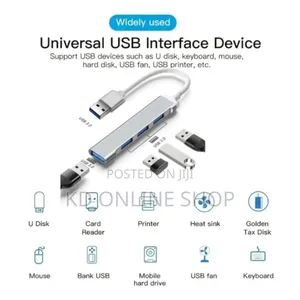 4-Port Usb Hub: