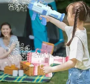 Photo - Our 32-Hole Bubble Rocket Launcher, Often Called a Bubble Gun