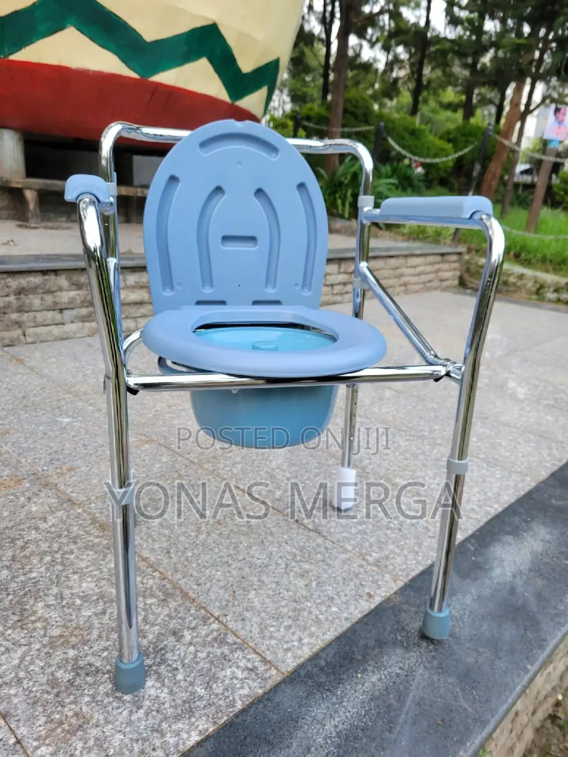 Toilet Chair鴻፷portable Commode for Healthcare∞耹no Rust,Can Carry 150kg