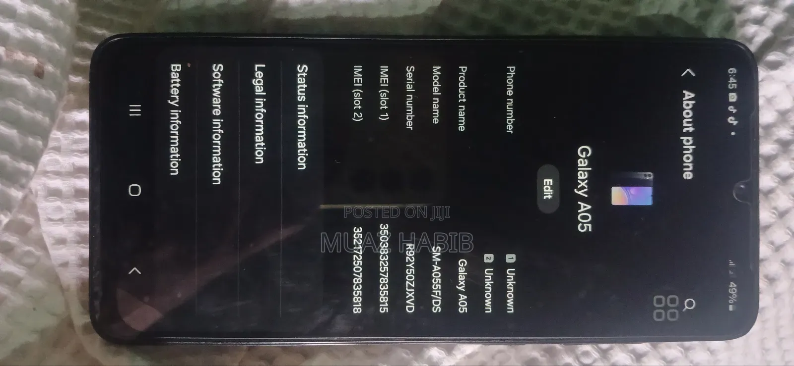 Samsung Galaxy A05 64 GB Black