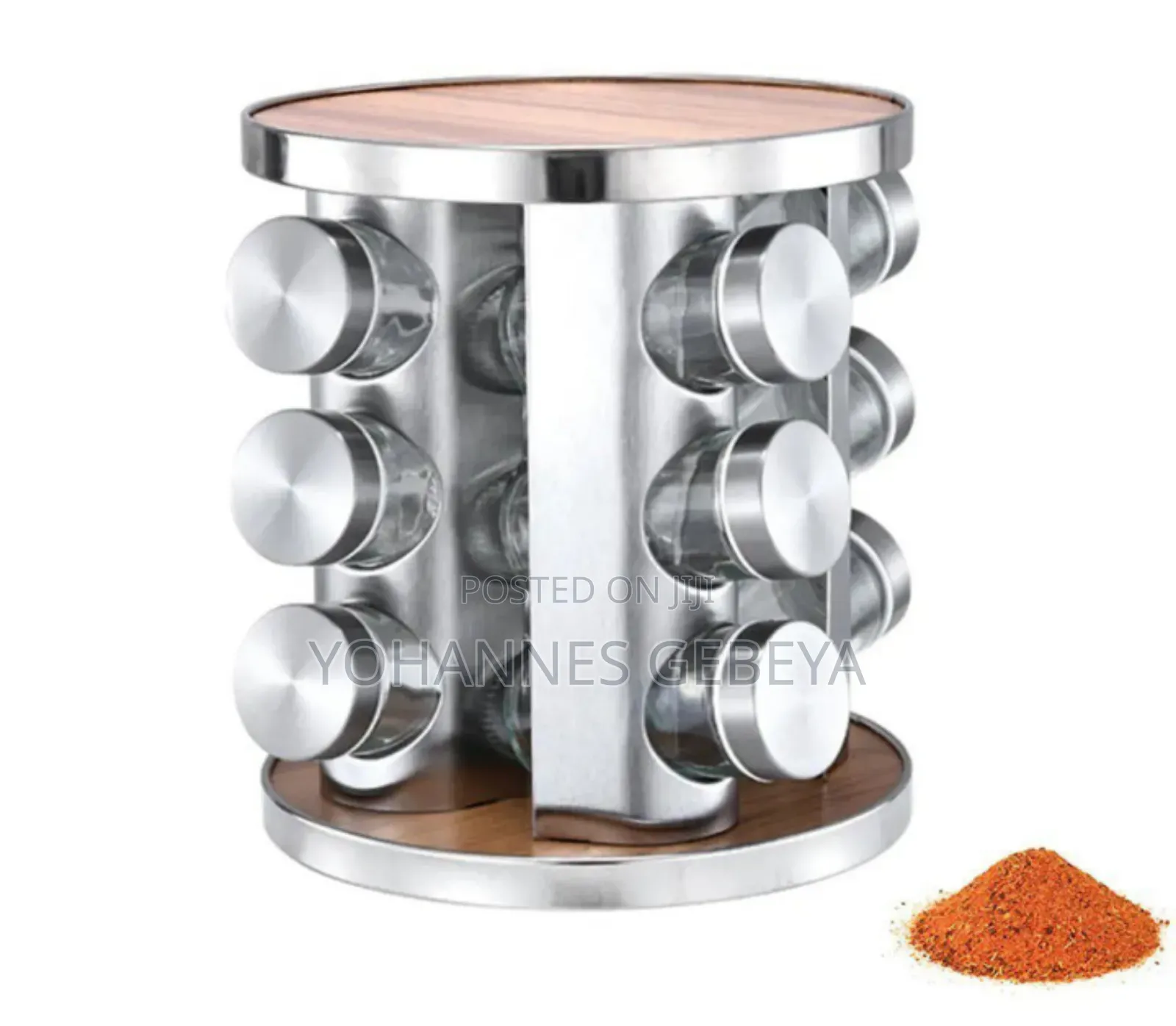 12 Jar Rotating Spice Carousel