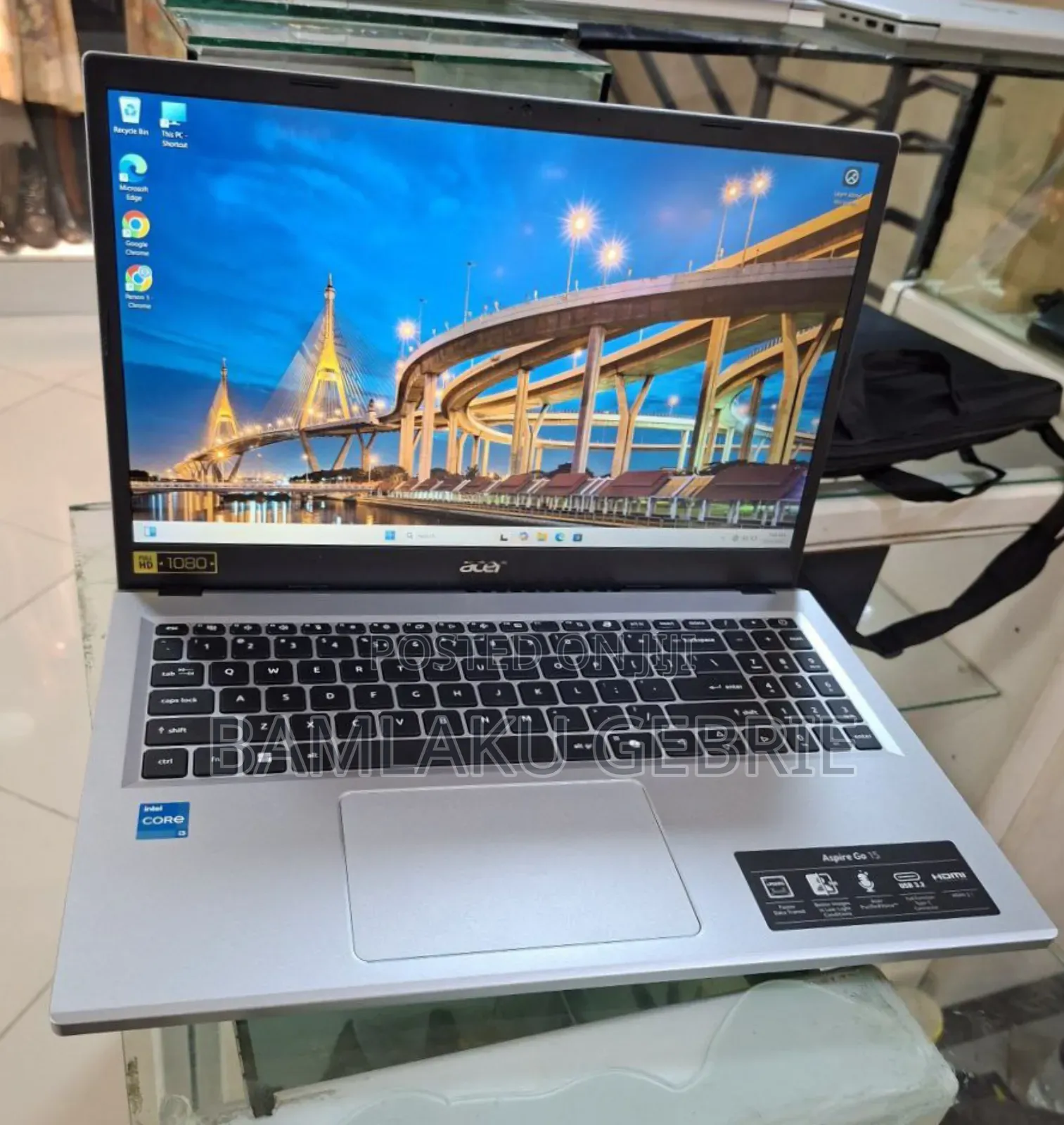 New Laptop Acer Aspire 1551 8GB Intel Core I3 SSD 128GB