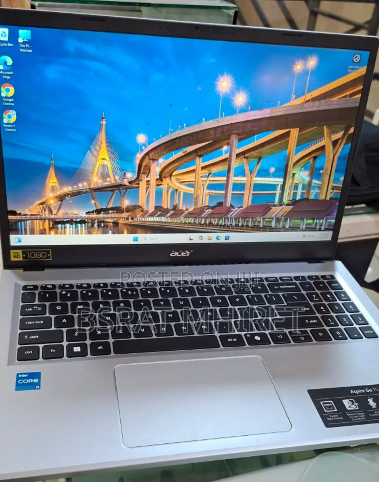 New Laptop Acer Aspire 5 8GB Intel Core I3 SSD 128GB