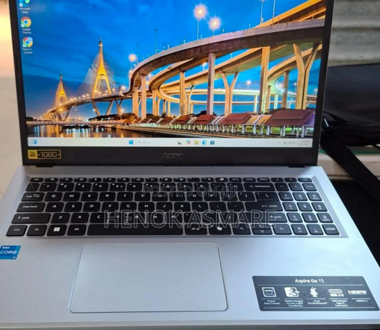 New Laptop Acer Aspire 1500 8GB Intel Core I3 SSD 128GB