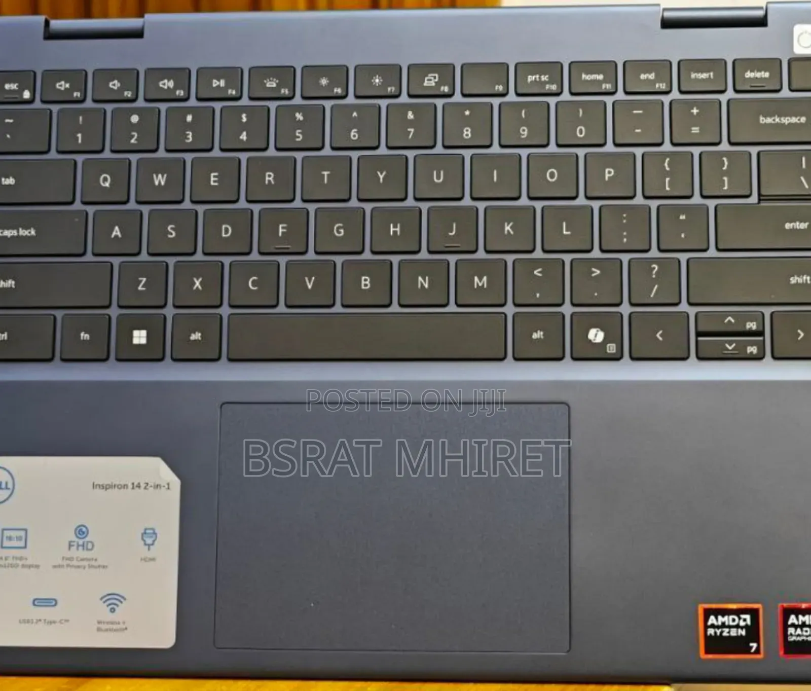 New Laptop Dell Inspiron 15 16GB AMD Ryzen 7 SSD 1T