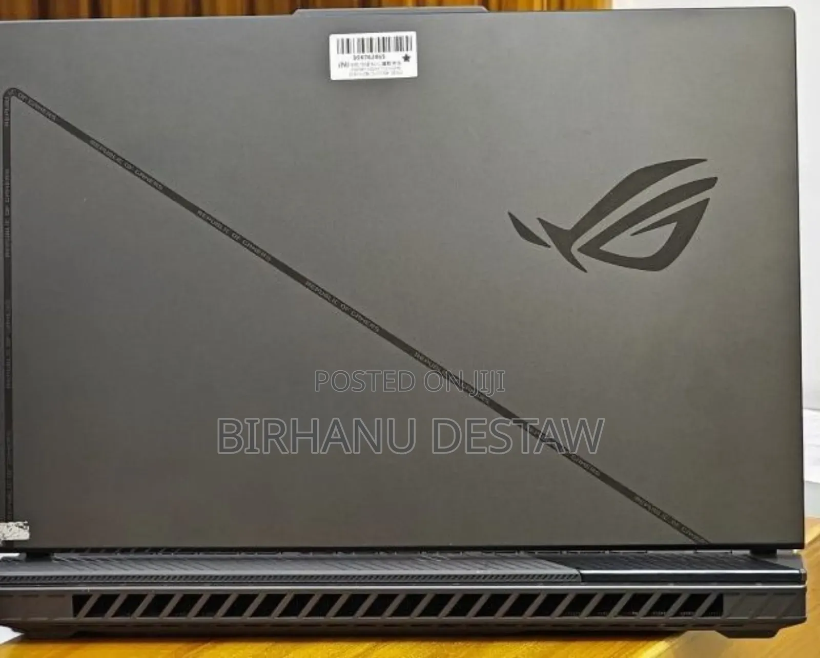 New Laptop Asus ROG Strix G15 16GB Intel Core i9 SSD 1T