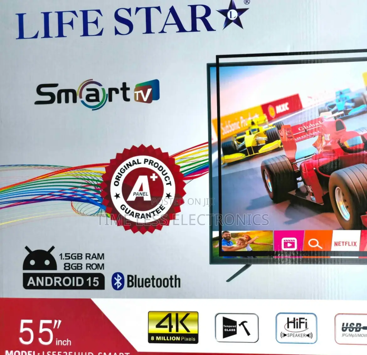  Lifestar 55” Smart Android Tv – Stunning Experience!