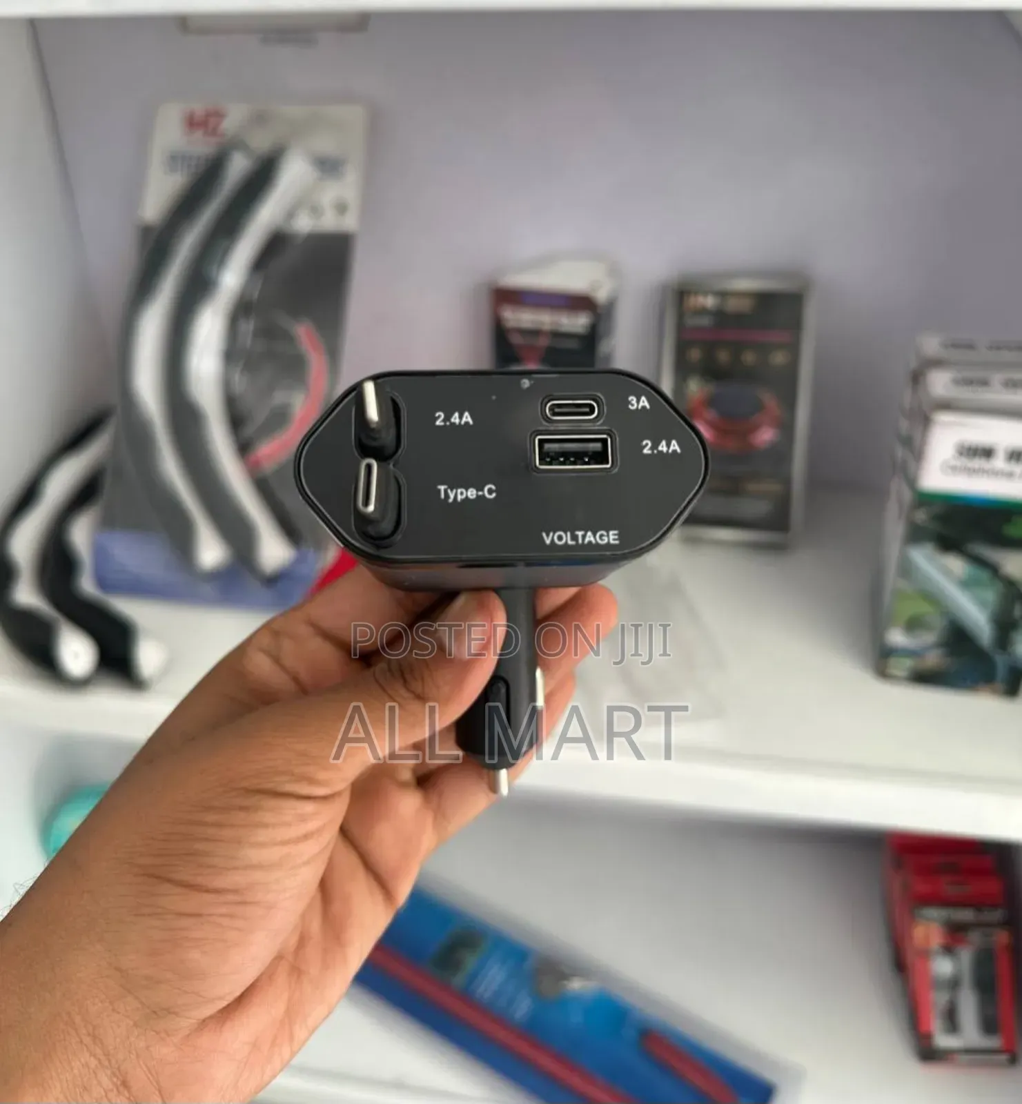 የመኪና የስልክ ቻርጀር / 4in1 Charger