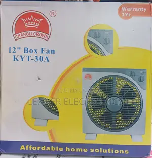 Box Fan High Quality 12"