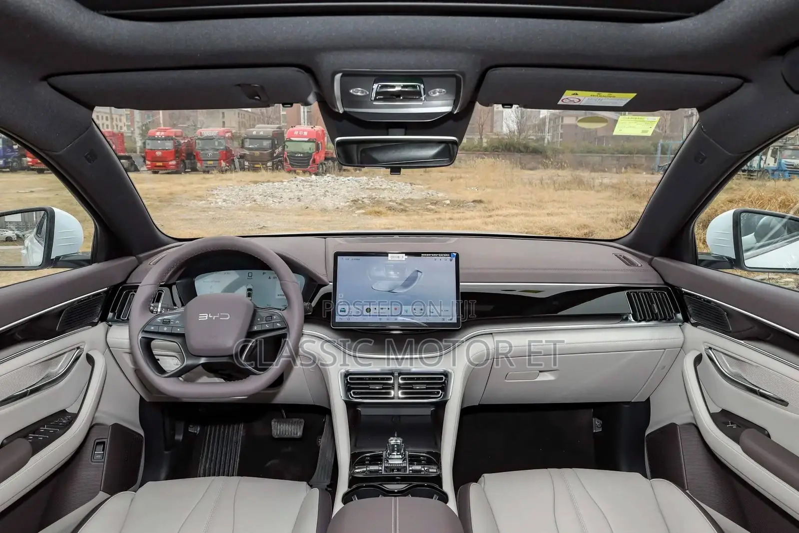 New BYD Song Plus 2025 White