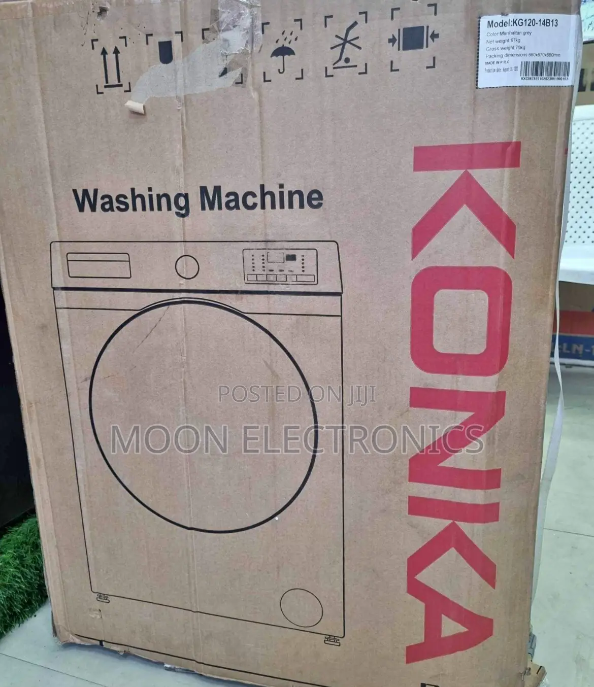 Konika 12kg Automatic Washing Machine – Smart, Powerful Reliable!